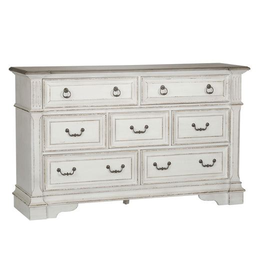 Abbey Park Drawer Dresser in Antique White - Gibson McDonald Furniture & Mattress 