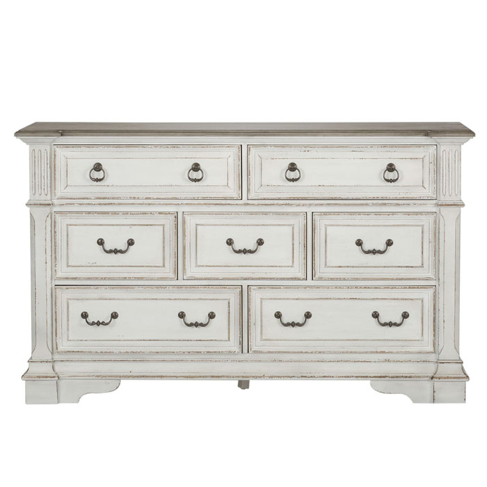 Abbey Park Drawer Dresser in Antique White - Gibson McDonald Furniture & Mattress 