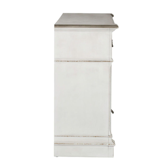 Abbey Park Drawer Dresser in Antique White - Gibson McDonald Furniture & Mattress 