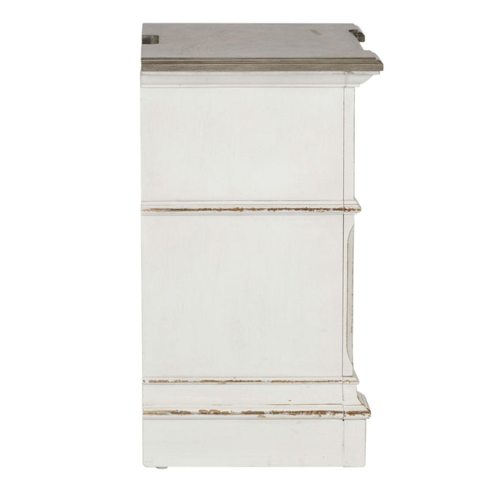 Abbey Park Drawer Nightstand in Antique White - Gibson McDonald Furniture & Mattress 