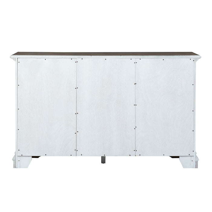 Abbey Park Buffet in Antique White - Gibson McDonald Furniture & Mattress 