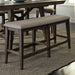 Double Bridge Counter Bench (RTA) in Dark Chestnut image