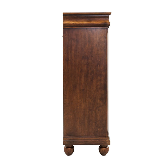 Rustic Traditions 5 Drawer Chest in Rustic Cherry