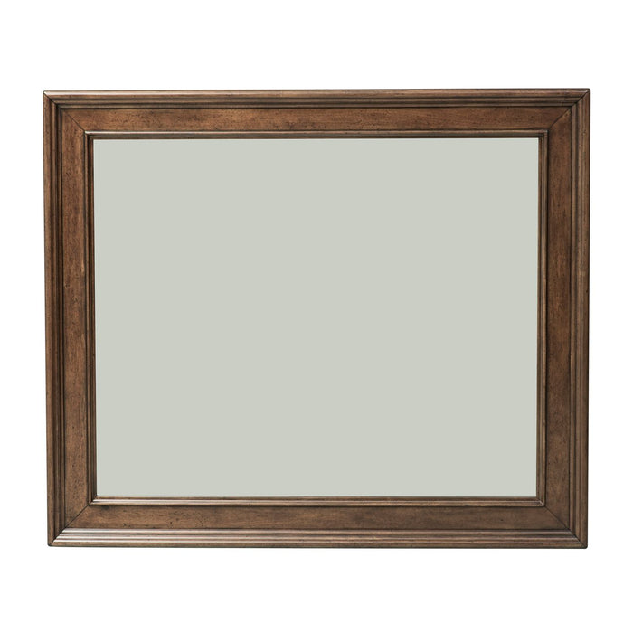 Rustic Traditions Landscape Mirror in Rustic Cherry image