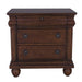 Rustic Traditions 3 Drawer Nightstand in Rustic Cherry - Gibson McDonald Furniture & Mattress 