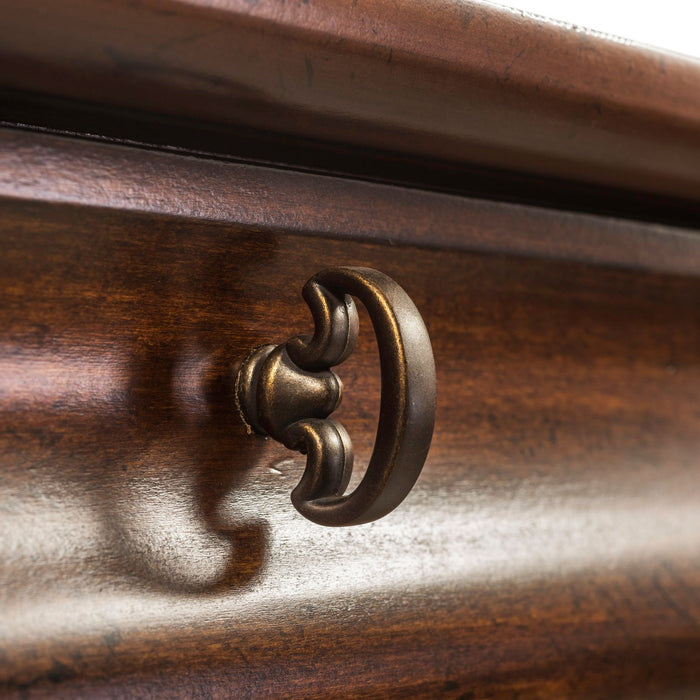Rustic Traditions 3 Drawer Nightstand in Rustic Cherry - Gibson McDonald Furniture & Mattress 