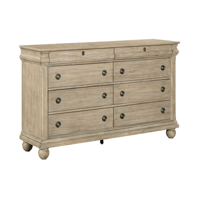 Rustic Traditions 8 Drawer Dresser - Gibson McDonald Furniture & Mattress 