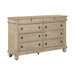Rustic Traditions 8 Drawer Dresser - Gibson McDonald Furniture & Mattress 