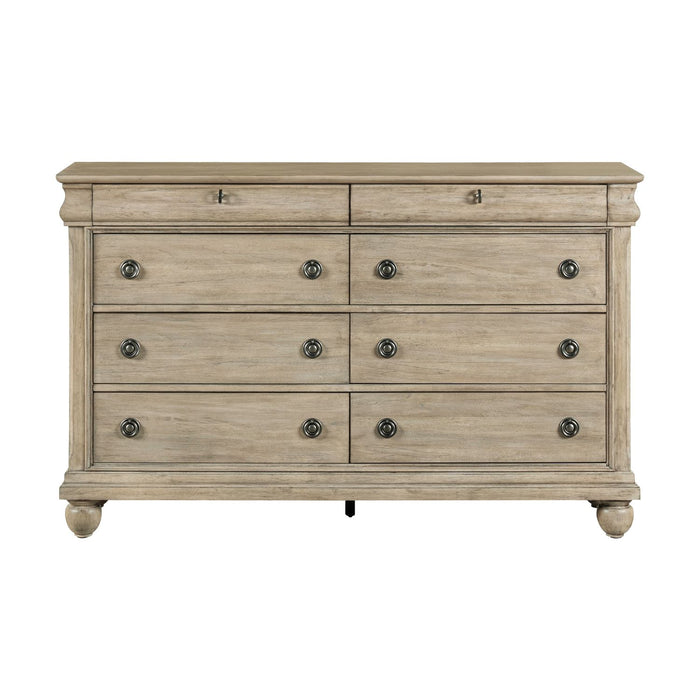 Rustic Traditions 8 Drawer Dresser - Gibson McDonald Furniture & Mattress 
