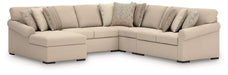 LadyMae Sectional with Chaise - Gibson McDonald Furniture & Mattress 