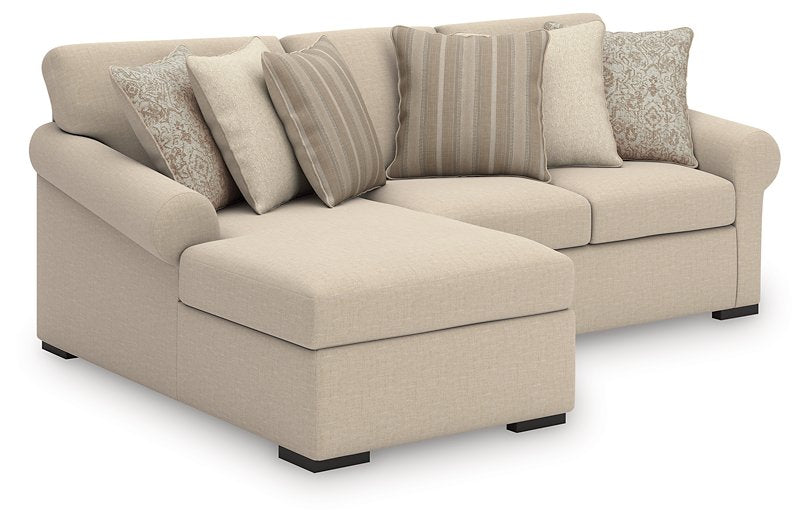 LadyMae Sectional with Chaise - Gibson McDonald Furniture & Mattress 