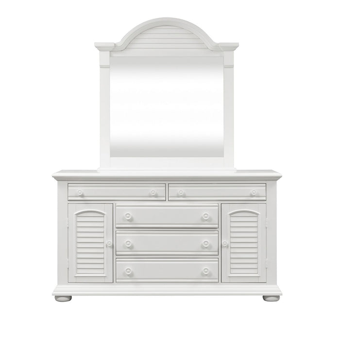 Summer House I Panel Bed, Dresser & Mirror, Chest image