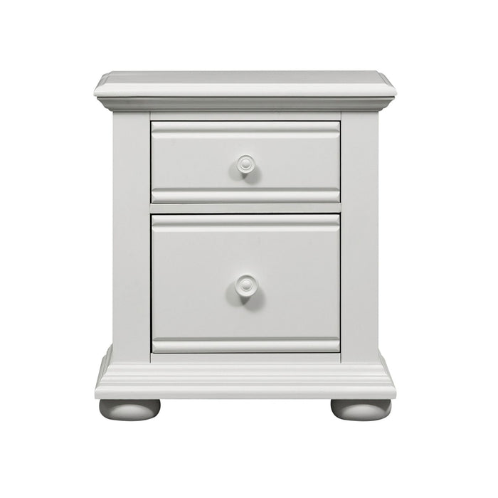 Summer House 2 Drawer Nightstand in Oyster White - Gibson McDonald Furniture & Mattress 