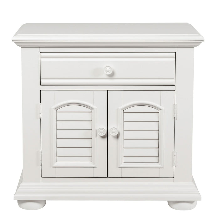 Summer House 1 Drawer Nightstand in Oyster White - Gibson McDonald Furniture & Mattress 