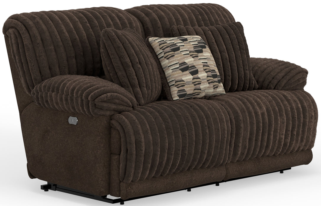 Hollifield Power Reclining Loveseat - Gibson McDonald Furniture & Mattress 
