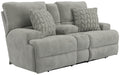 Renaldo Power Lay Flat Recl Console Loveseat w/Zero Gravity - Gibson McDonald Furniture & Mattress 