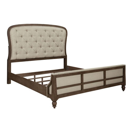 Americana Farmhouse Queen Shelter Bed, Dresser & Mirror, Chest - Gibson McDonald Furniture & Mattress 