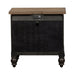 Americana Farmhouse 2 Drawer Nightstand in Black - Gibson McDonald Furniture & Mattress 