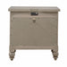 Americana Farmhouse 2 Drawer Nightstand in Dusty Taupe and Black - Gibson McDonald Furniture & Mattress 