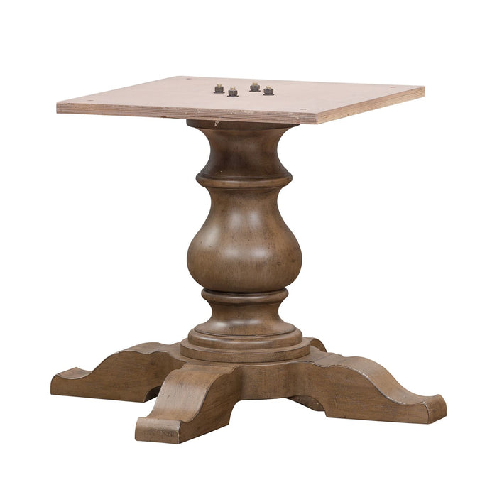 Americana Farmhouse 5 Piece Pedestal Table Set - Gibson McDonald Furniture & Mattress 