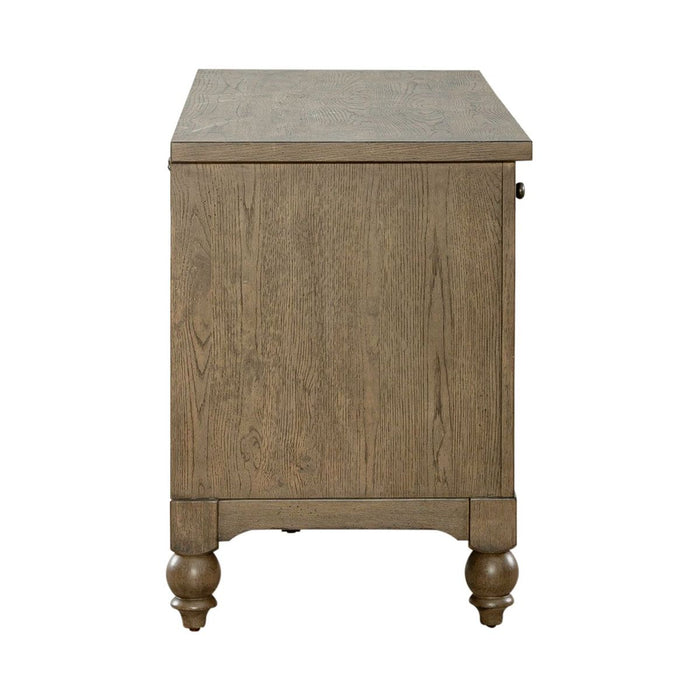 Liberty Furniture Americana Farmhouse Credenza in Dusty Taupe