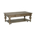 Americana Farmhouse Rectangular Cocktail Table in Dusty Taupe - Gibson McDonald Furniture & Mattress 