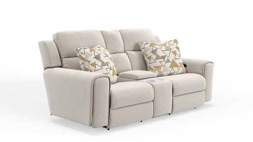 Micah Power Headrest Power Deep Seat Reclining Console Loveseat - Gibson McDonald Furniture & Mattress 