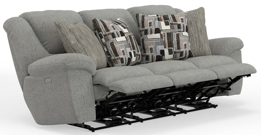 Trifecta Power Sofa w/3 Recliners and Drop Down Table - Gibson McDonald Furniture & Mattress 