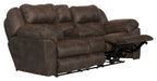 Ferrington Power Headrest Power Lay Flat Reclining Console Loveseat - Gibson McDonald Furniture & Mattress 