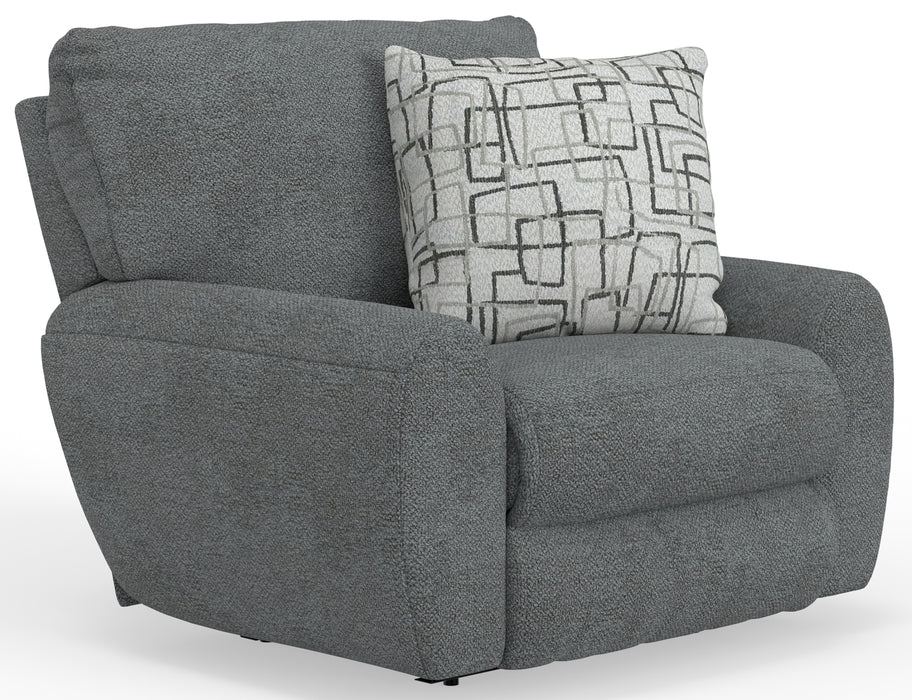 Maxwell Power Deep Seat Lay Flat Recliner - Gibson McDonald Furniture & Mattress 