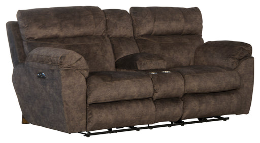 Sedona Pwr Headrest Lay Flat Recl Cnsl Loveseat w/Stg & Cupholders - Gibson McDonald Furniture & Mattress 