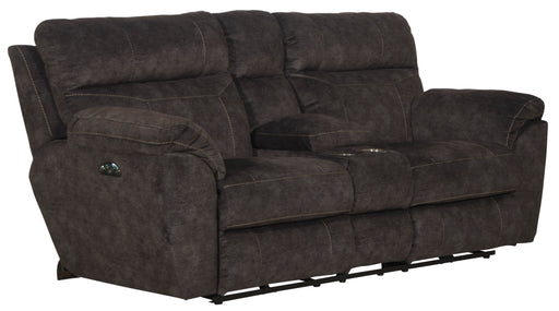 Sedona Pwr Headrest Lay Flat Recl Cnsl Loveseat w/Stg & Cupholders - Gibson McDonald Furniture & Mattress 