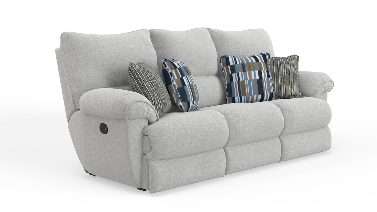 Lenny Power Lay Flat Reclining Sofa - Gibson McDonald Furniture & Mattress 