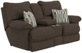 Lenny Power Lay Flat Reclining Console Loveseat - Gibson McDonald Furniture & Mattress 
