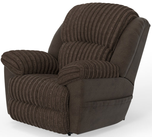 Shaggy Power Lay Flat Recliner w/Zero Gravity - Gibson McDonald Furniture & Mattress 