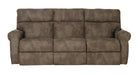 Tranquility Power Headrest Power LayFlat Recl Sofa w/DDT/CR3 Heat/Massage/Lumbar - Gibson McDonald Furniture & Mattress 