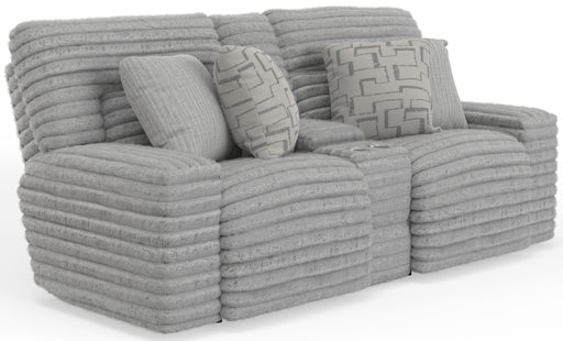 Lynx Power Reclining Console Loveseat w/Zero Gravity - Gibson McDonald Furniture & Mattress 