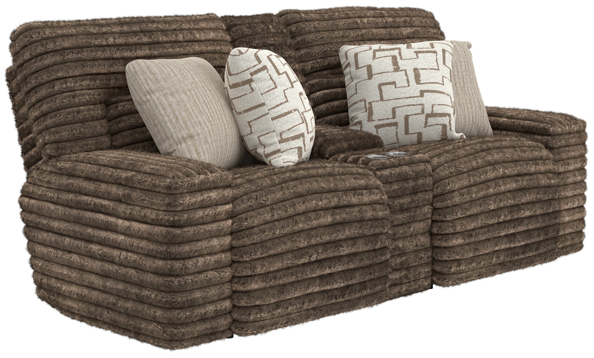 Lynx Power Reclining Console Loveseat w/Zero Gravity - Gibson McDonald Furniture & Mattress 