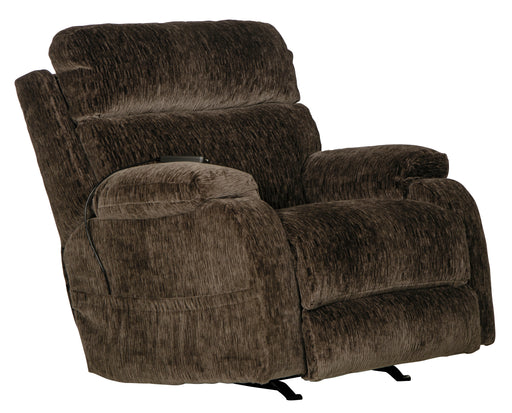 Refresher Power Headrest Power Rocker Recliner w/CR3 Heat/Msg/Lumbar - Gibson McDonald Furniture & Mattress 