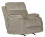 Refresher Power Headrest Power Rocker Recliner w/CR3 Heat/Msg/Lumbar - Gibson McDonald Furniture & Mattress 