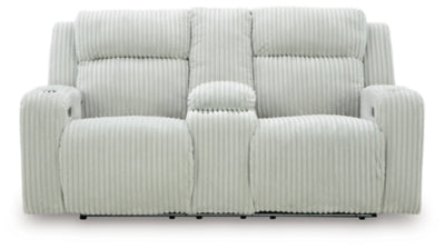 Forest Lake Power Reclining Loveseat with Console - Gibson McDonald Furniture & Mattress 
