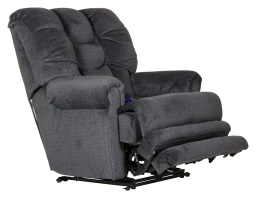 Malone Power "Lay Flat" Recliner w/Ext Otto - Gibson McDonald Furniture & Mattress 
