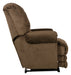 Malone Power "Lay Flat" Recliner w/Ext Otto - Gibson McDonald Furniture & Mattress 