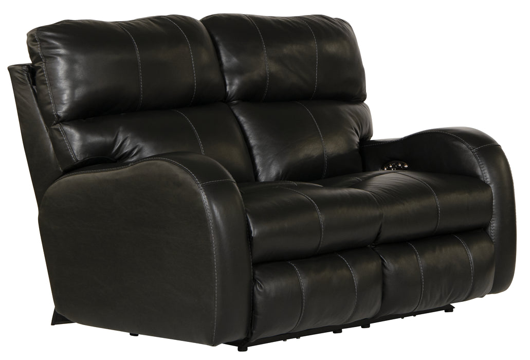 Angelo Power Headrest Power LayFlat Reclining Loveseat - Gibson McDonald Furniture & Mattress 