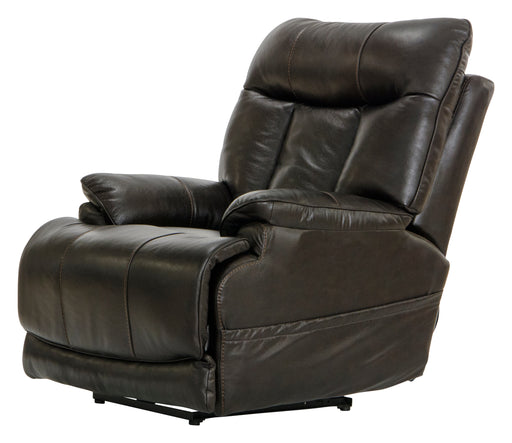 Naples Power Headrest Power Lay Flat Recliner w/Extended Ottoman - Gibson McDonald Furniture & Mattress 