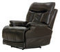 Naples Power Headrest Power Lay Flat Recliner w/Extended Ottoman - Gibson McDonald Furniture & Mattress 