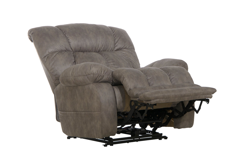 Dawkins Power Lay Flat Recl w/Oversize Xtra Comfort Ottoman - Gibson McDonald Furniture & Mattress 