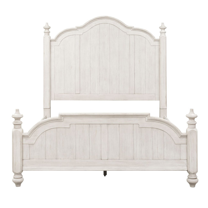 Farmhouse Reimagined Queen Poster Bed, Dresser & Mirror, Chest, Night Stand