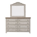 Farmhouse Reimagined Mirror in Antique White image
