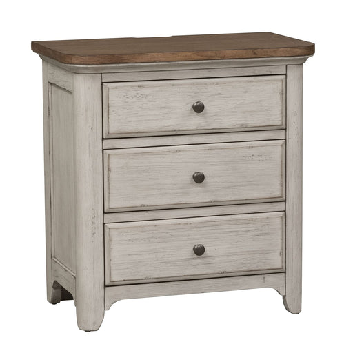 Farmhouse Reimagined Drawer Nightstand in Antique White - Gibson McDonald Furniture & Mattress 